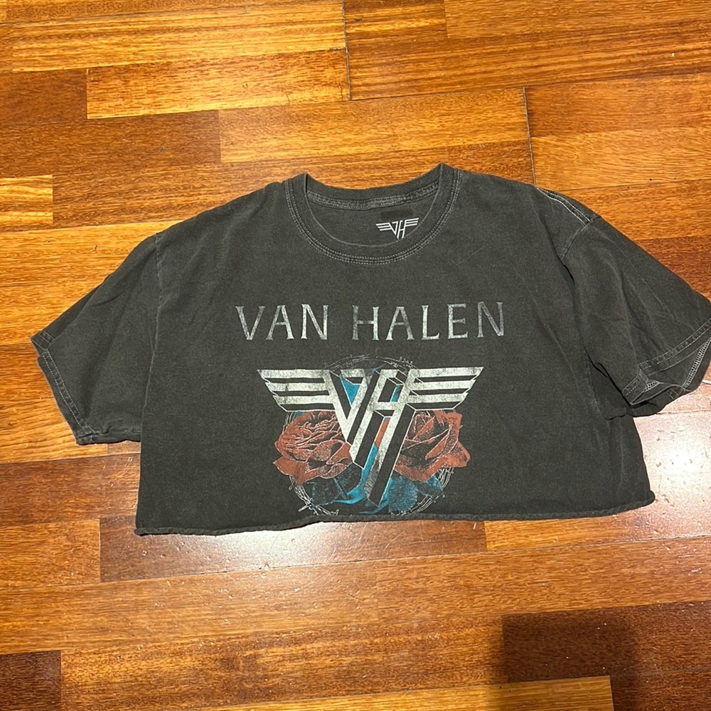 Van Halen cropped t-shirt